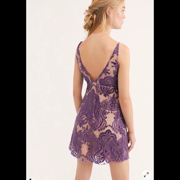 Free People Night Shimmer Sequined Mini Dress NWT - Picture 2 of 6